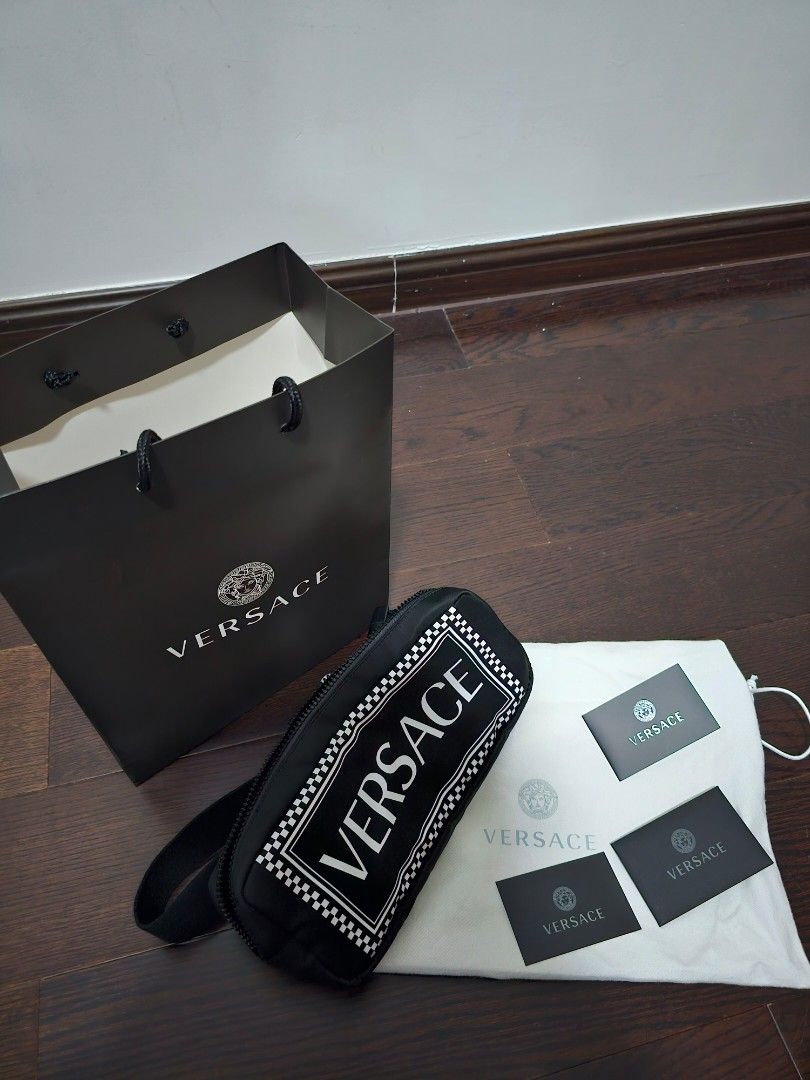 Versace Marsupio Nylon Stampa Shoulder bag