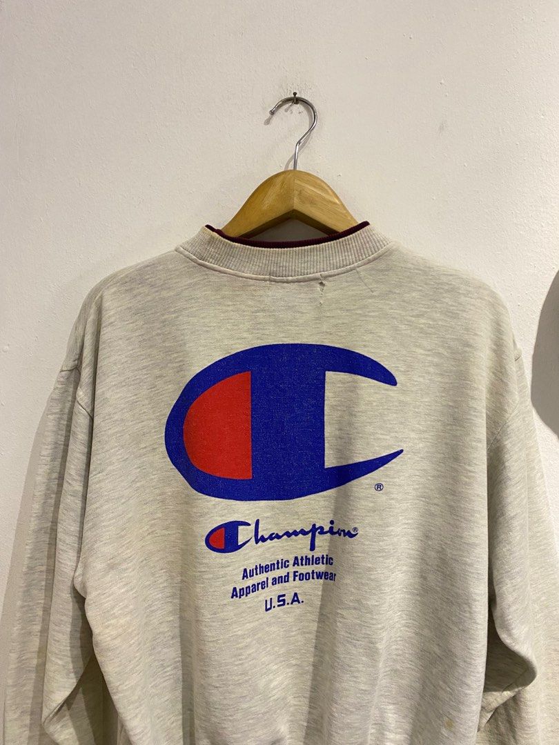 VINTAGE CHAMPION BIG LOGO SWEATSHIRT