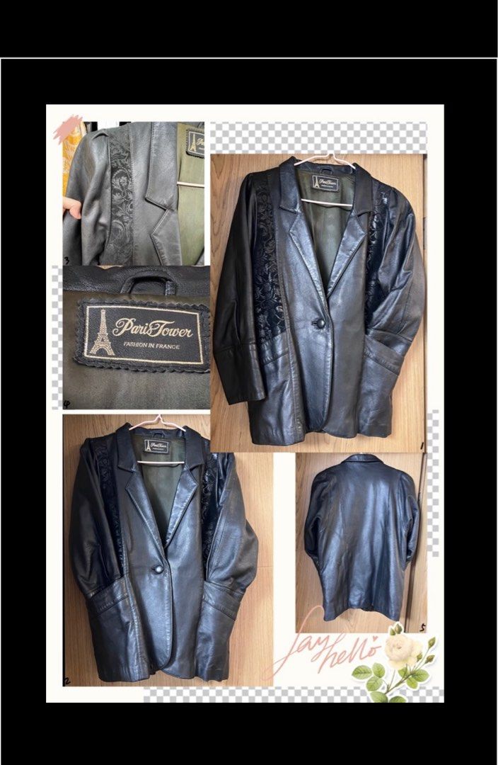 Vintage genuine Leather Jacket