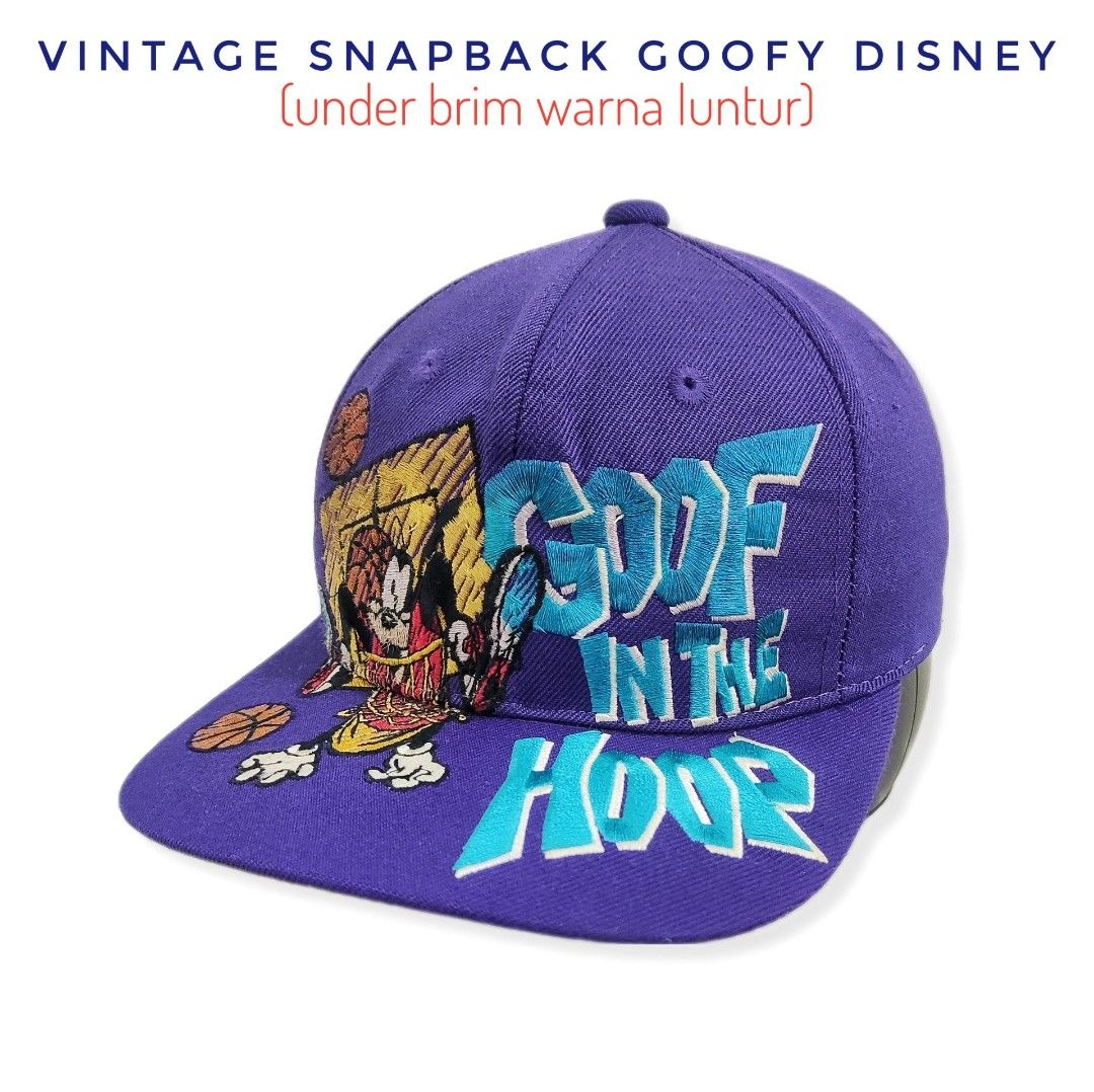 Vintage Snapback Goofy Disney Cap