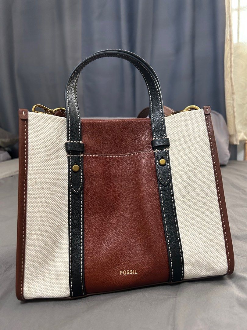 Fossil tote sale best sale