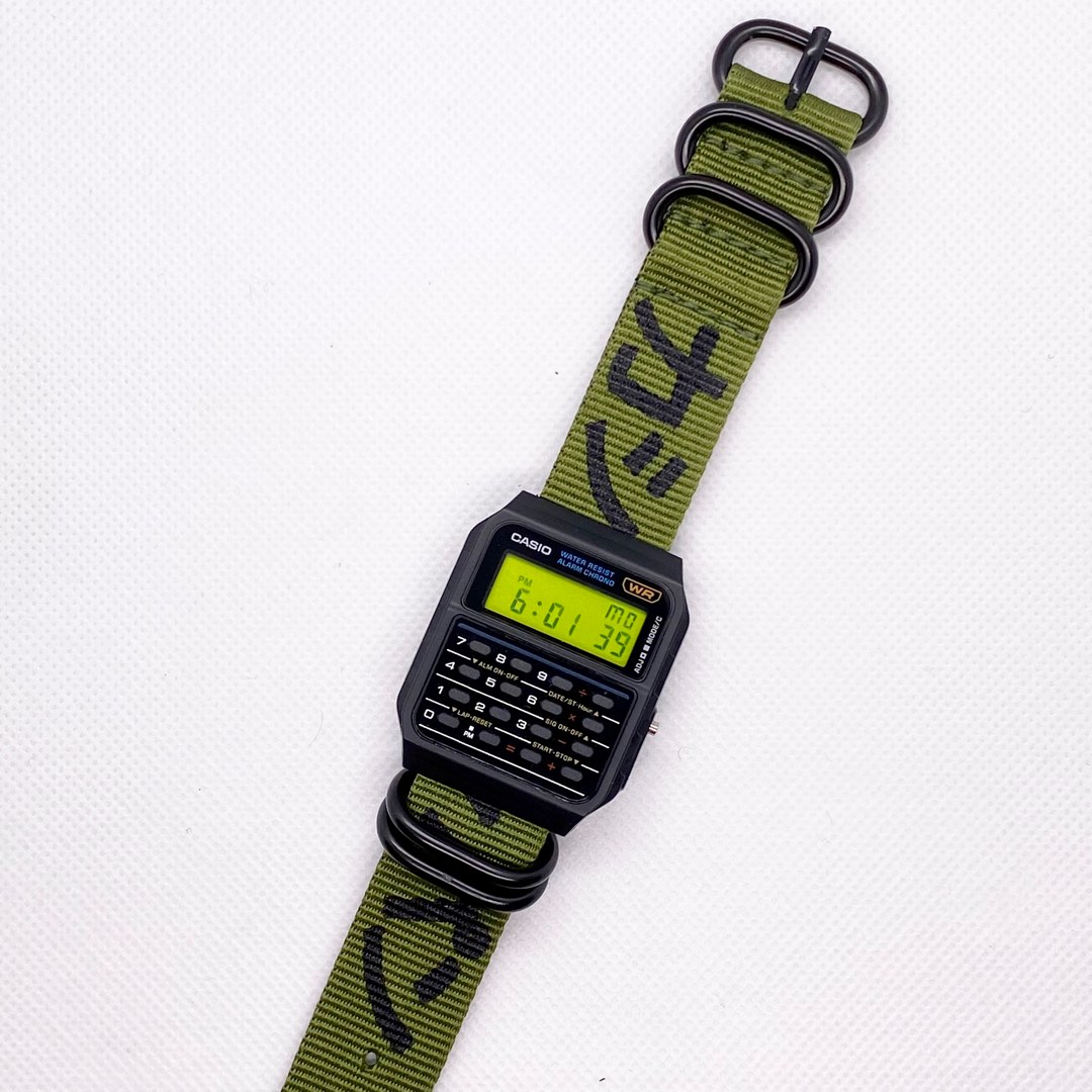 Casio ca53w online nato strap