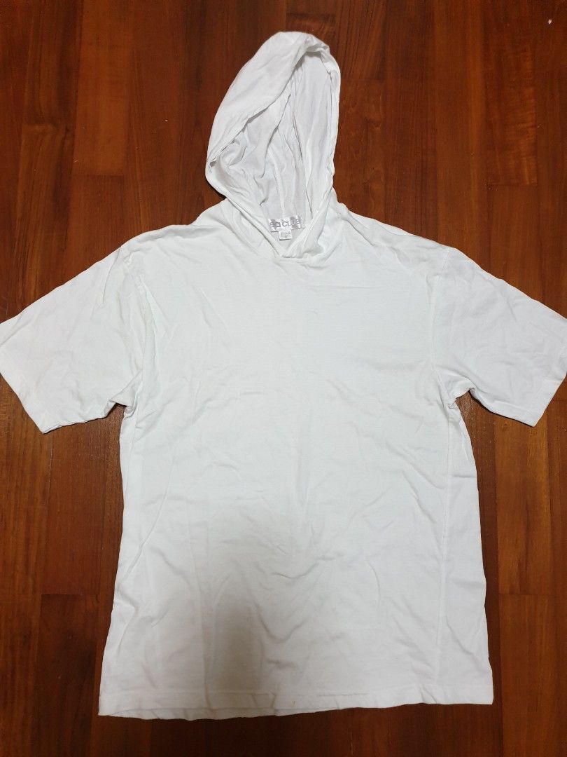 White short hotsell hoodie