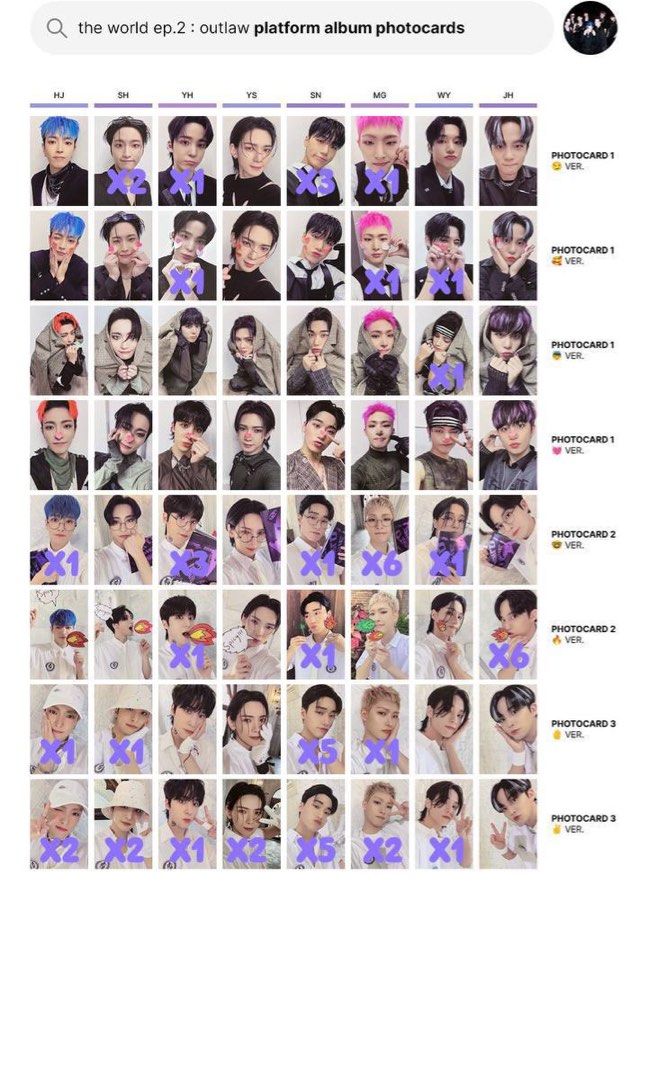 WTS/WTT] ATEEZ TWEP2 OUTLAW PLATFORM ALBUM PCS, Toys