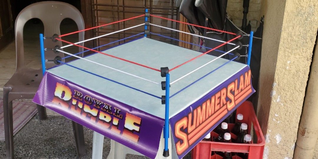 WWE WCW WWF Wrestling CUSTOM SCALE RING Hobbies Toys Toys Games