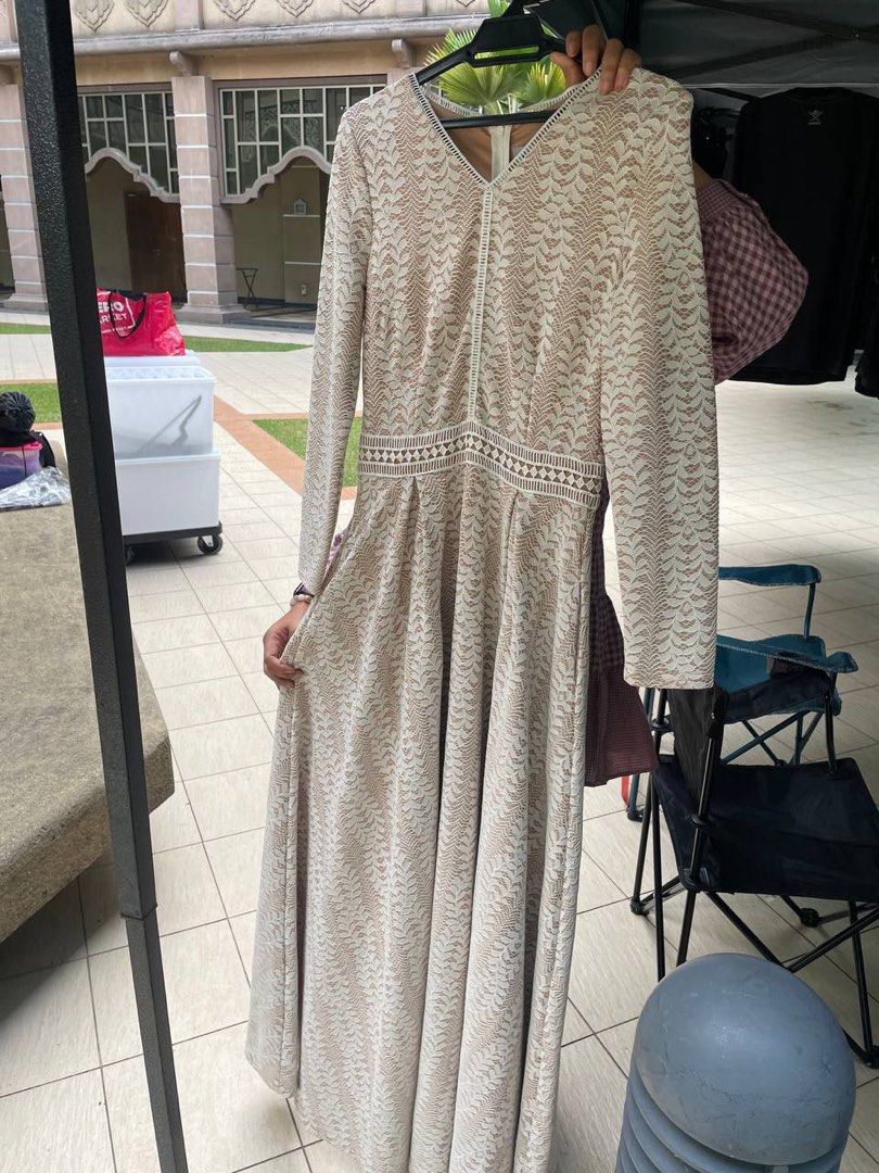 knee length dresses for ladies JBQ Azalia Dress | White | Size L main image 1