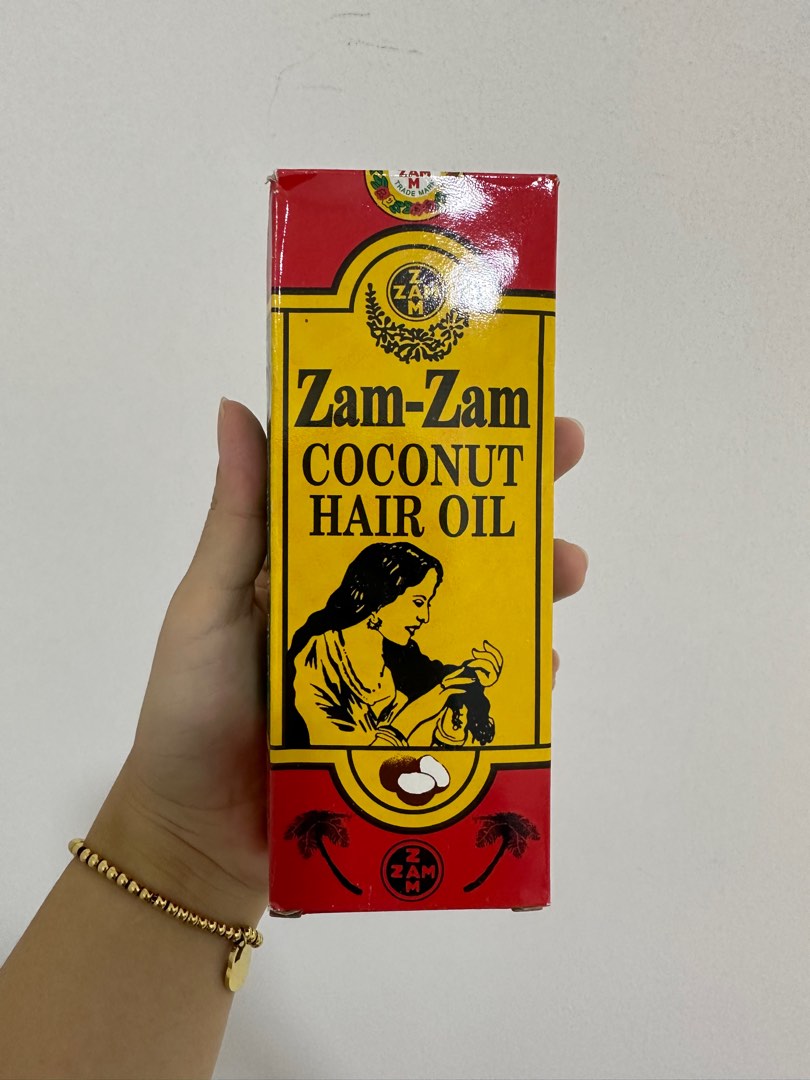 ZamZam Coconut Hair Oil, Beauty & Personal Care, Hair on Carousell