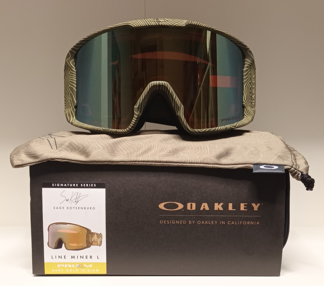 100% New 全新Oakley Line Miner L Snow Goggles 滑雪鏡, 運動產品