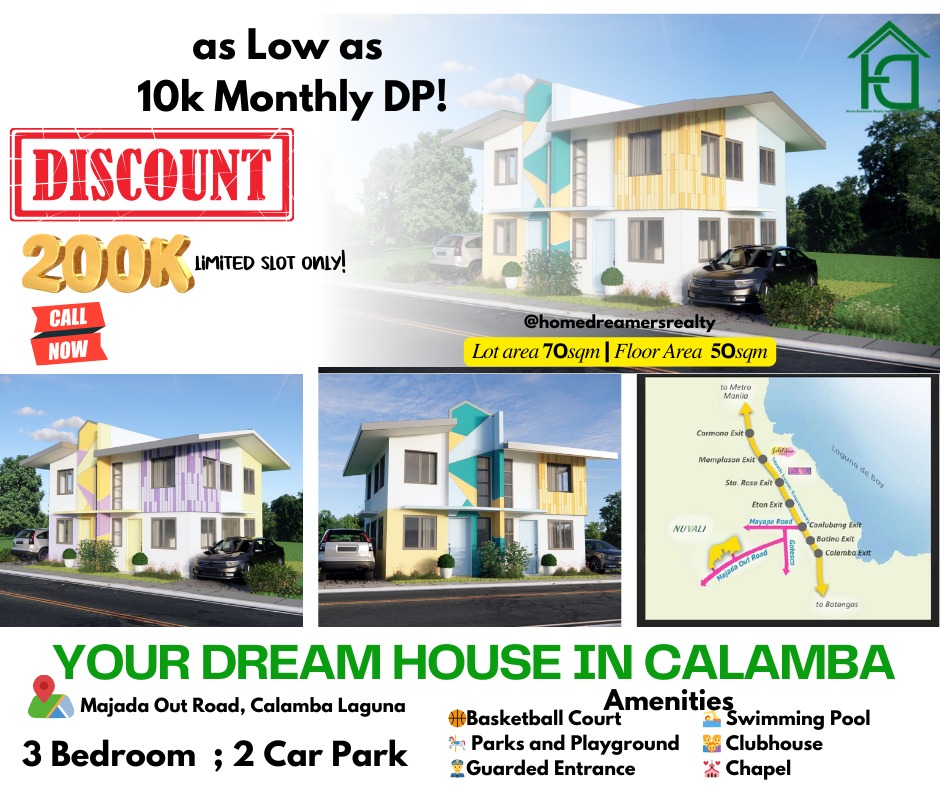 3 Bedroom Duplex House For Sale in Calamba Laguna!, Property, For Sale