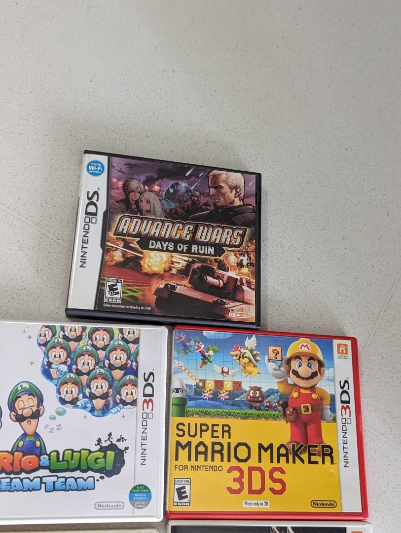 3DS Games DS advance wars days of ruin bravely second end layer fantasy  life Mario Luigi dream team Mario kart 7 pal gravity falls pal super Mario  maker, Video Gaming, Video Games,