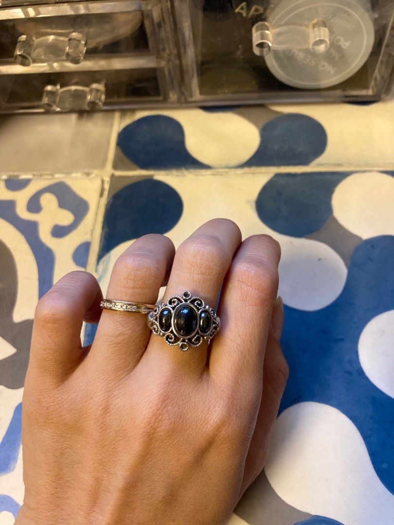 Real silver vintage on sale rings
