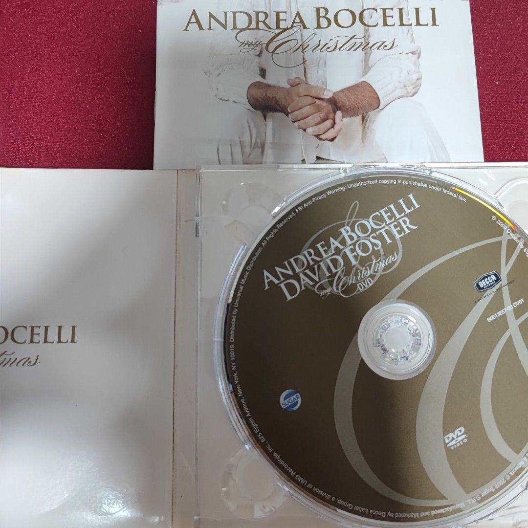 90％new Andrea Bocelli: My Christmas CD + DVD (Deluxe edition