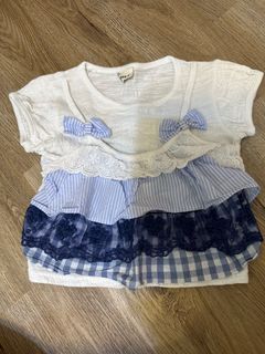 兒童蝴蝶結上衣