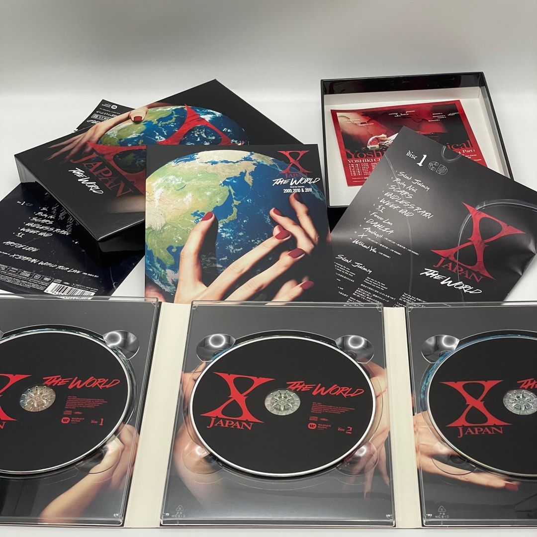 日版2CDs + DVD 💿 THE WORLD - X JAPAN 初の全世界ベスト- 初回