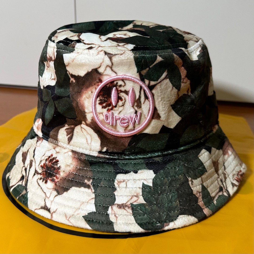 DREW HOUSE VELVET BUCKET HAT - ICEBERG ROSES 4) Drew House new merchandise drop on Friday, June 12th at  main image 3