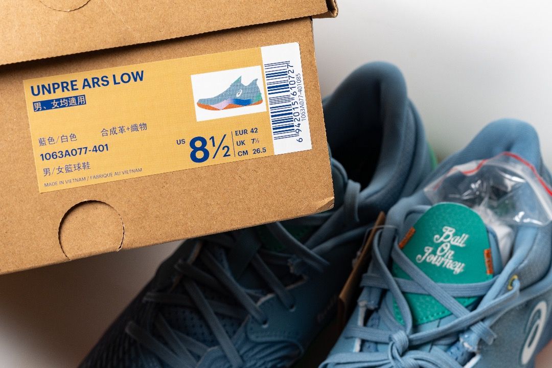 全新ASICS X ballaholic UNPRE ARS LOW (Gris Blue) US8.5, 男裝