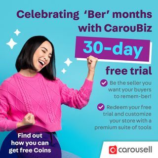 🎉 Celebrating BER months with CarouBiz 30-day free trial