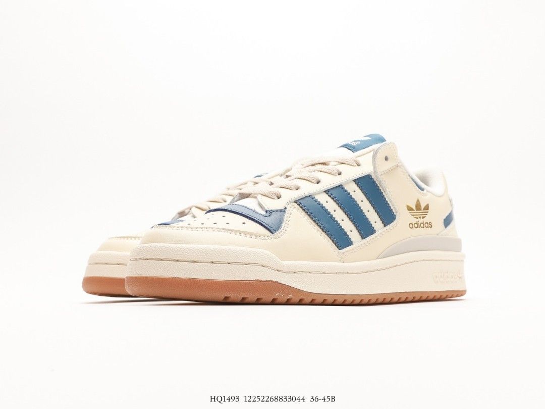 White and blue adidas store