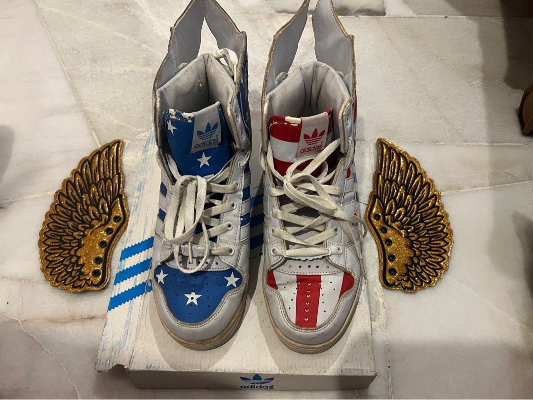 Adidas jeremy scott wings on sale blanche