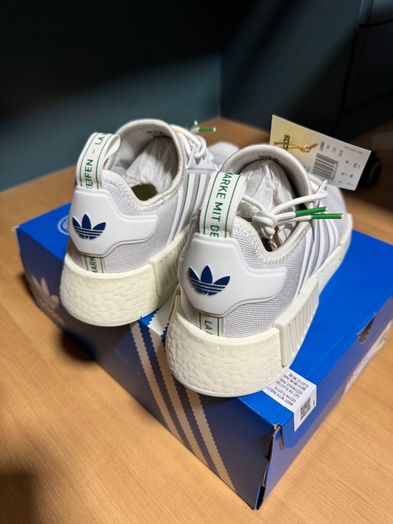 Green adidas deals nmd mens