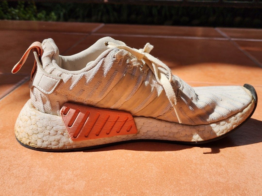 Adidas Originals NMD R2 Cream Orange Size US 7.5 Women s