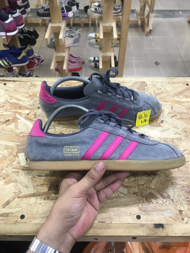 Adidas trimm star grey pink hotsell