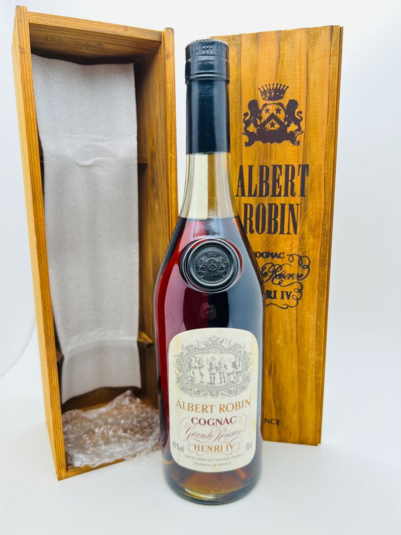 Albert Robin Henri IV Cognac 700ml 老酒亨利四世干邑, 嘢食