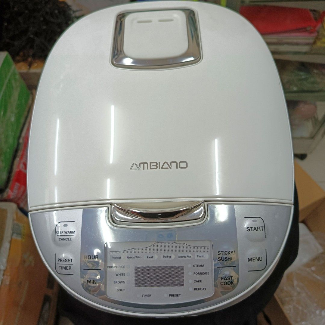 Ambiano Professional Digital Rice Cooker 220V, TV & Home Appliances