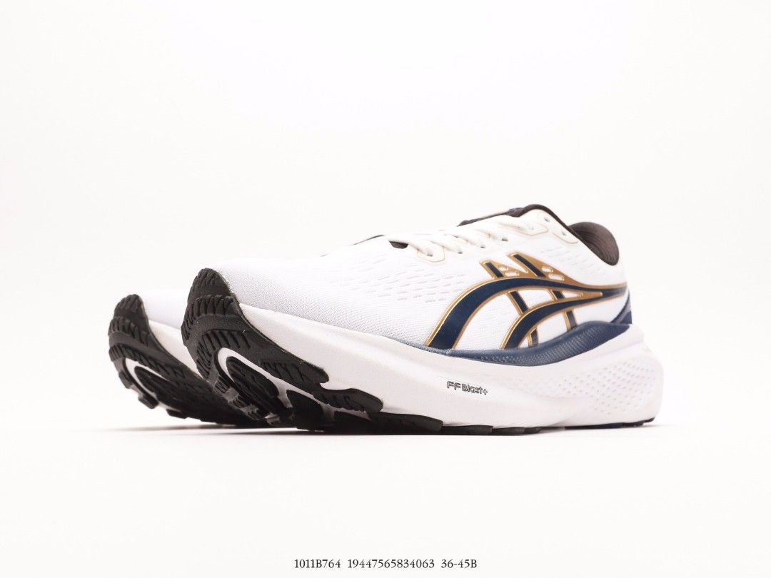 ASICS GEL KAYANO 30 White blue running shoes US 5 11 Men s Fashion Footwear Sneakers on Carousell