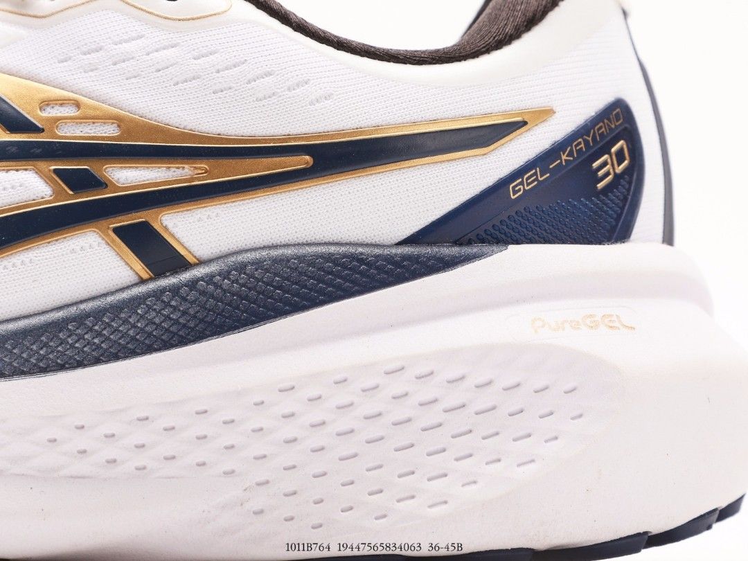 ASICS GEL KAYANO 30 White blue running shoes US 5 11