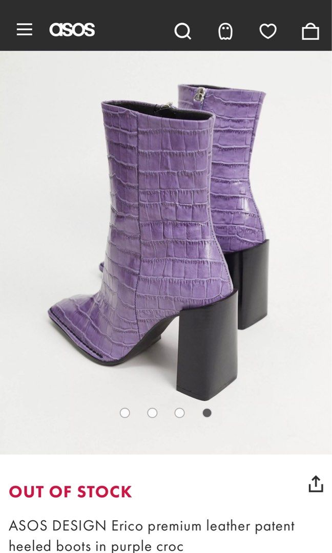 Purple discount boots womens