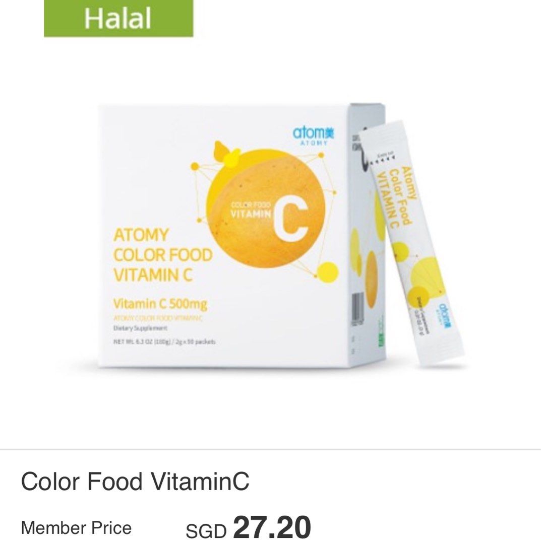 Atomy color food Vitamin C, Health & Nutrition, Health Supplements ...