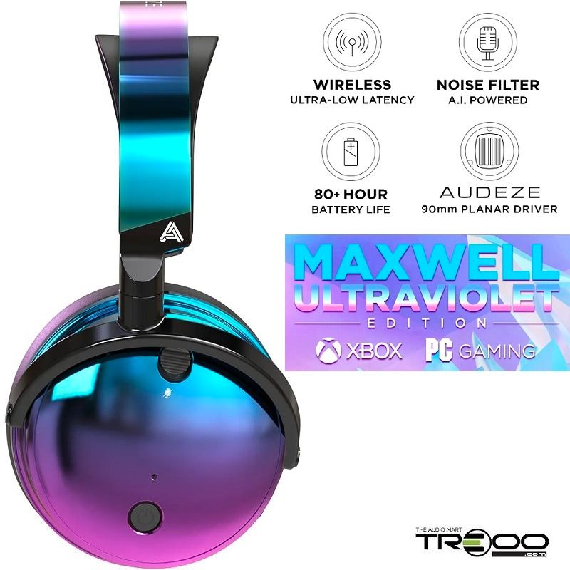 Audeze Maxwell Ultraviolet Edition Wireless Gaming Headset
