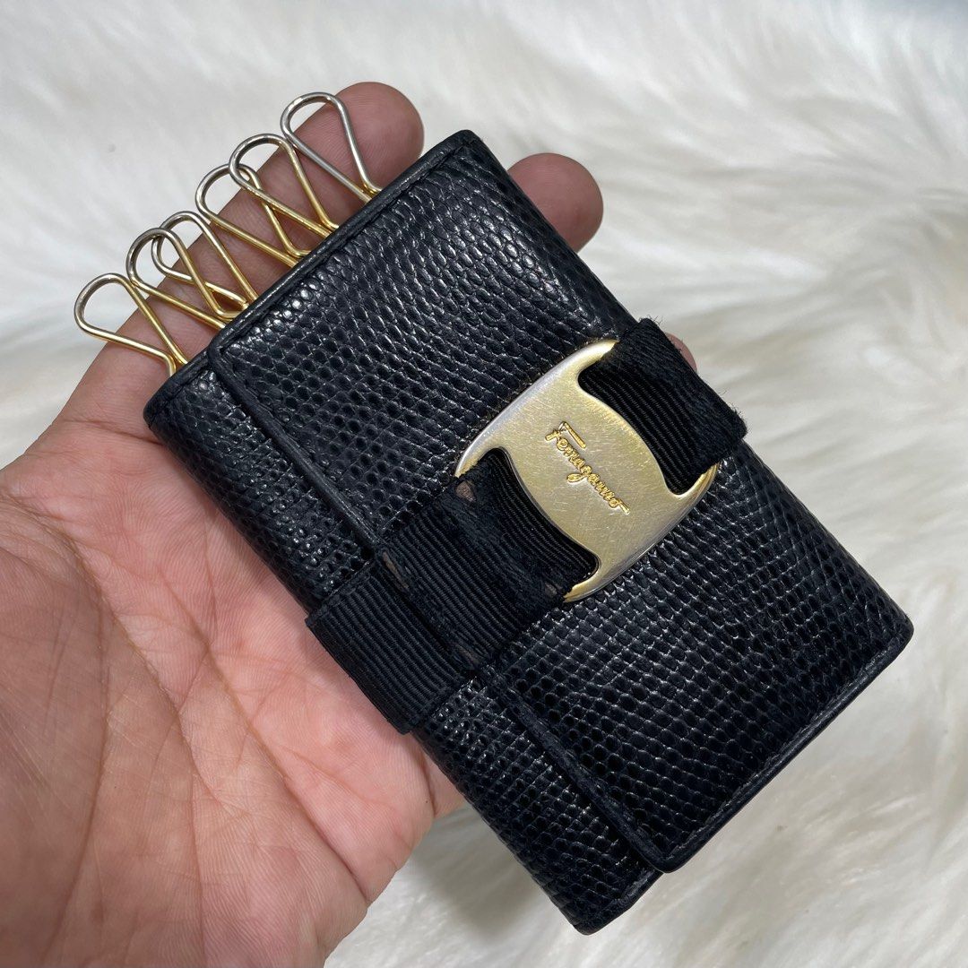 Salvatore ferragamo key on sale pouch