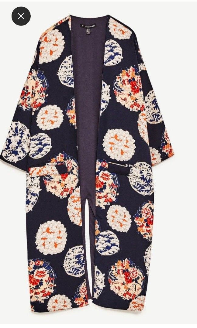 Authentic zara trf outerwear kimono cardigan