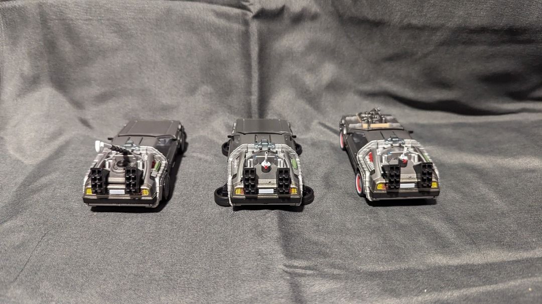 Back to the Future Exceed Model DX Delorean Collection 1 2 3 Light up ...