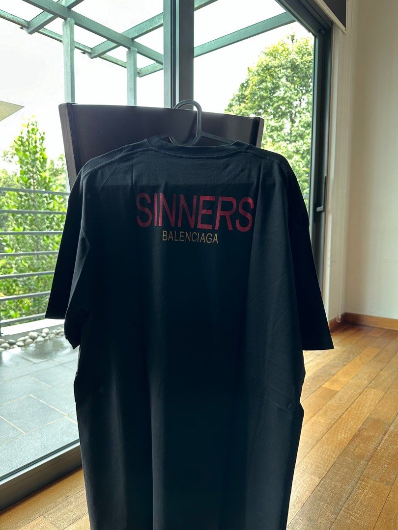 Sinners t on sale shirt balenciaga
