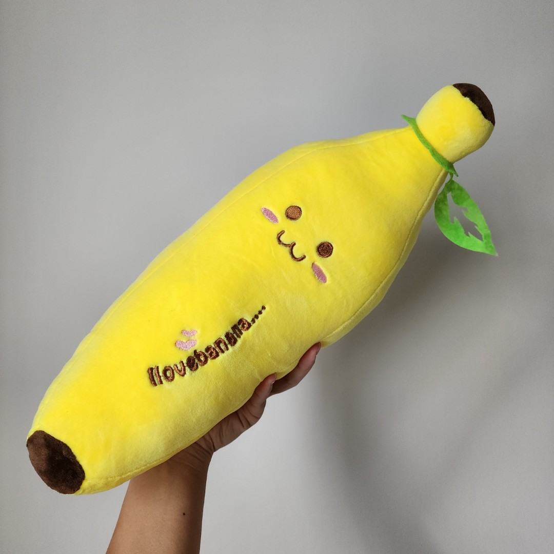 Banana Plushie/Bolster, Hobbies & Toys, Toys & Games on Carousell