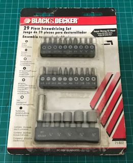 BLACK+DECKER Screwdriver Bit Set (52-Piece) in the Screwdriver Bits  department at
