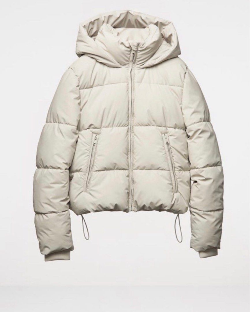BNWT Zara Winter Down Puffer Jacket White