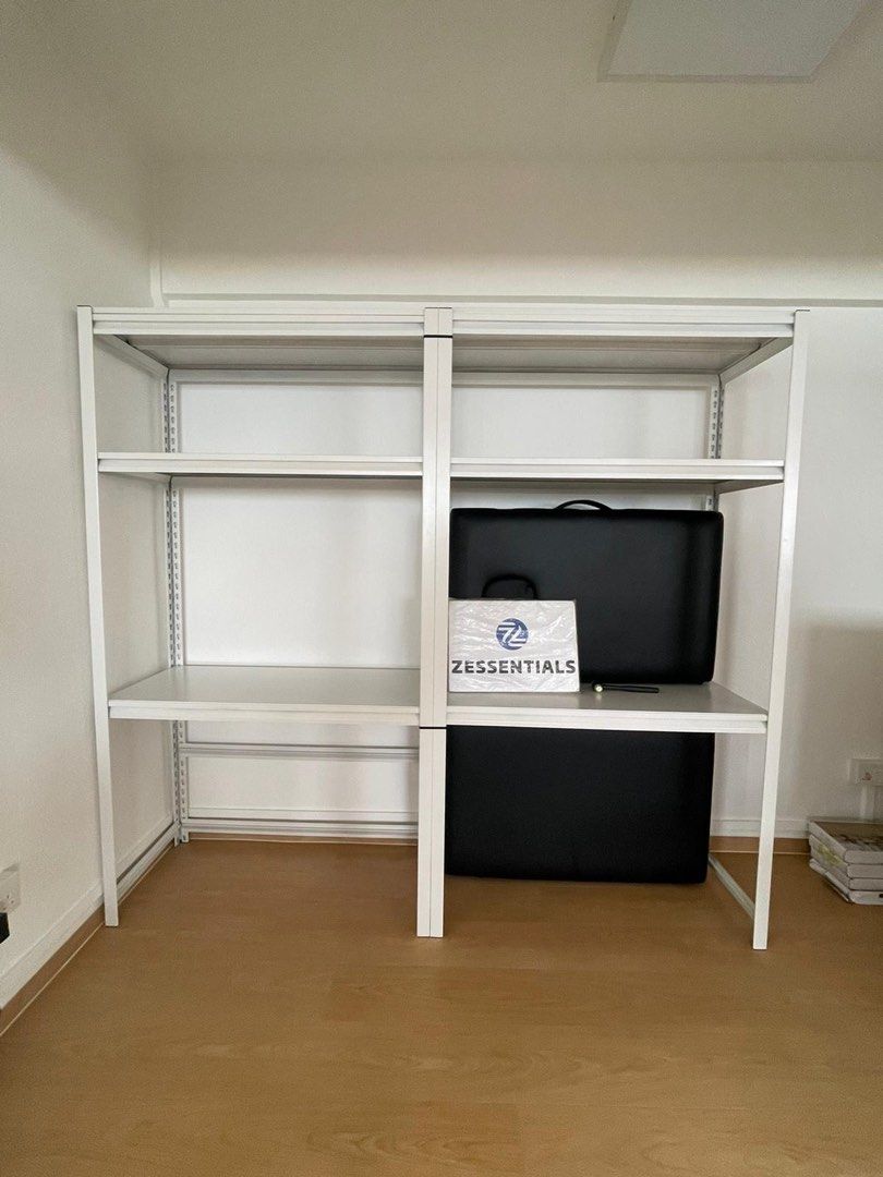 Boltless Storage Racks • White• Lshape • BTO • Residential • Commercial ...