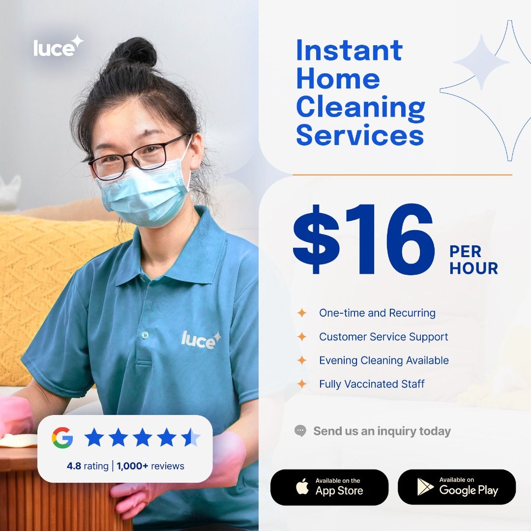 Book Instant Home Cleaning 4.8 on Google Part time maids
