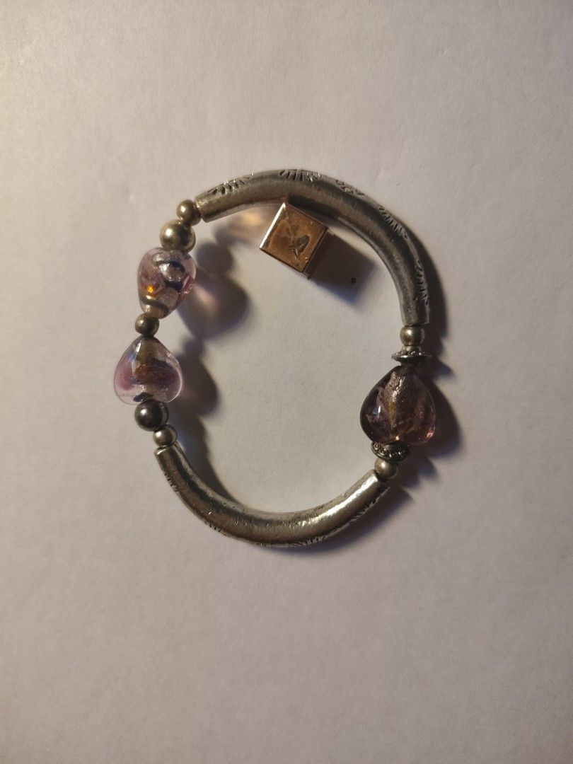 Purple best sale heart bracelet