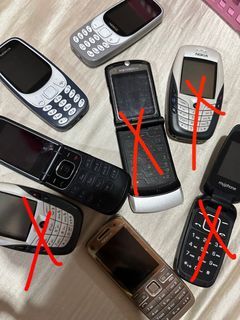 Broken old model phones