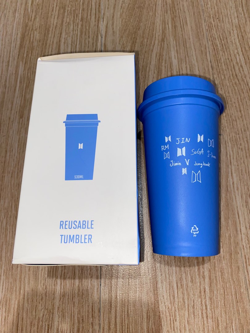 BTS POP-UP MOTS REUSABLE TUMBLER, Hobbies & Toys, Memorabilia ...