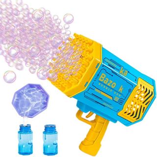  Bubble Machine Gun, Purple Bubble Gun with Lights/Bubble  Solution, 69 Holes Bubbles Machine for Adults Kids, Summer Toy Gift for  Outdoor Indoor Birthday Wedding Party - Purple Bubble Makers : Toys