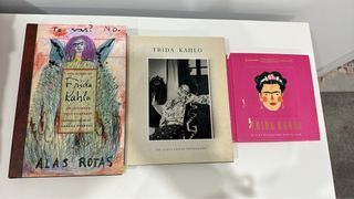 Bundle of books about Frida Kahlo - Diary, Photographs and Life Potraits