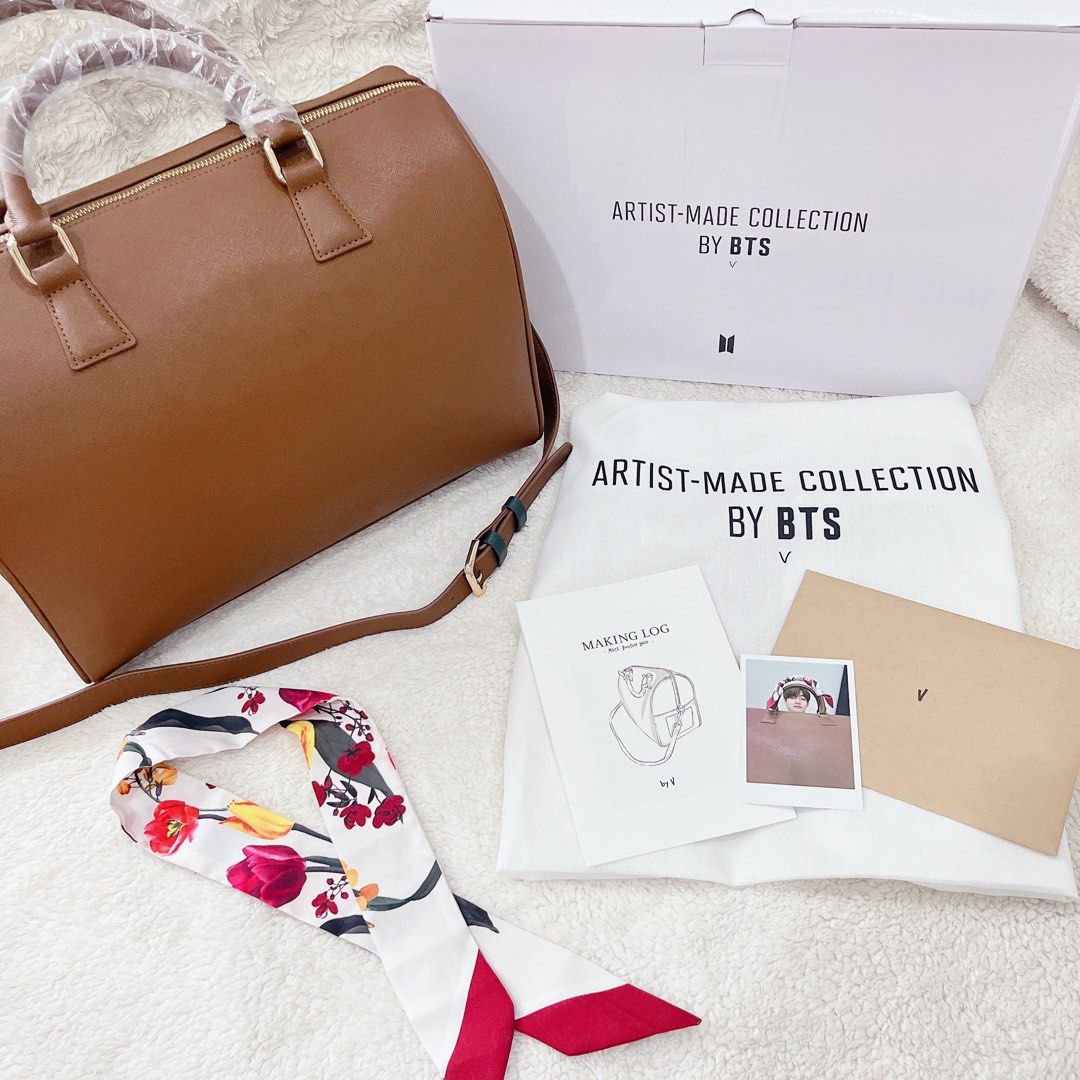 BTS V Mute Boston Bag Artist-Made Collection (New, Full Inclusions) ON HAND