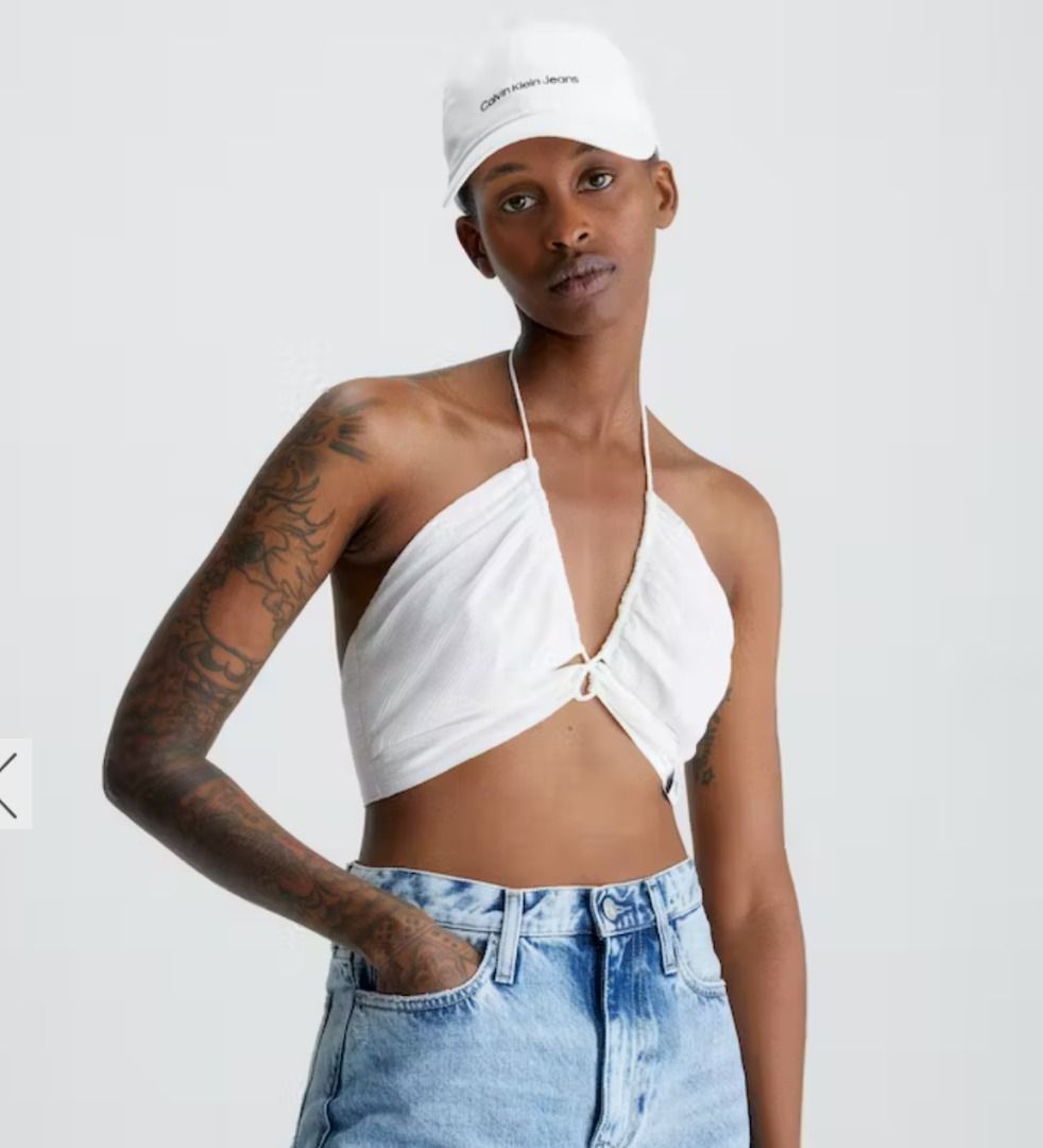 Calvin klein halter bralette cheap