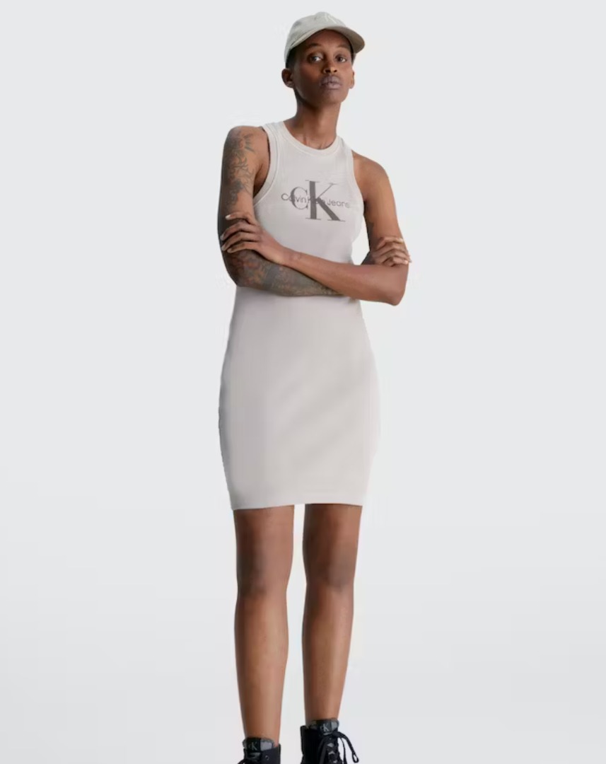 Calvin klein hot sale sleeveless dress